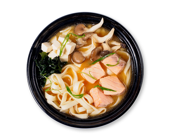 Мисо суп с лососем 1