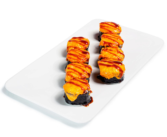 Запеченный ролл с курицей 1